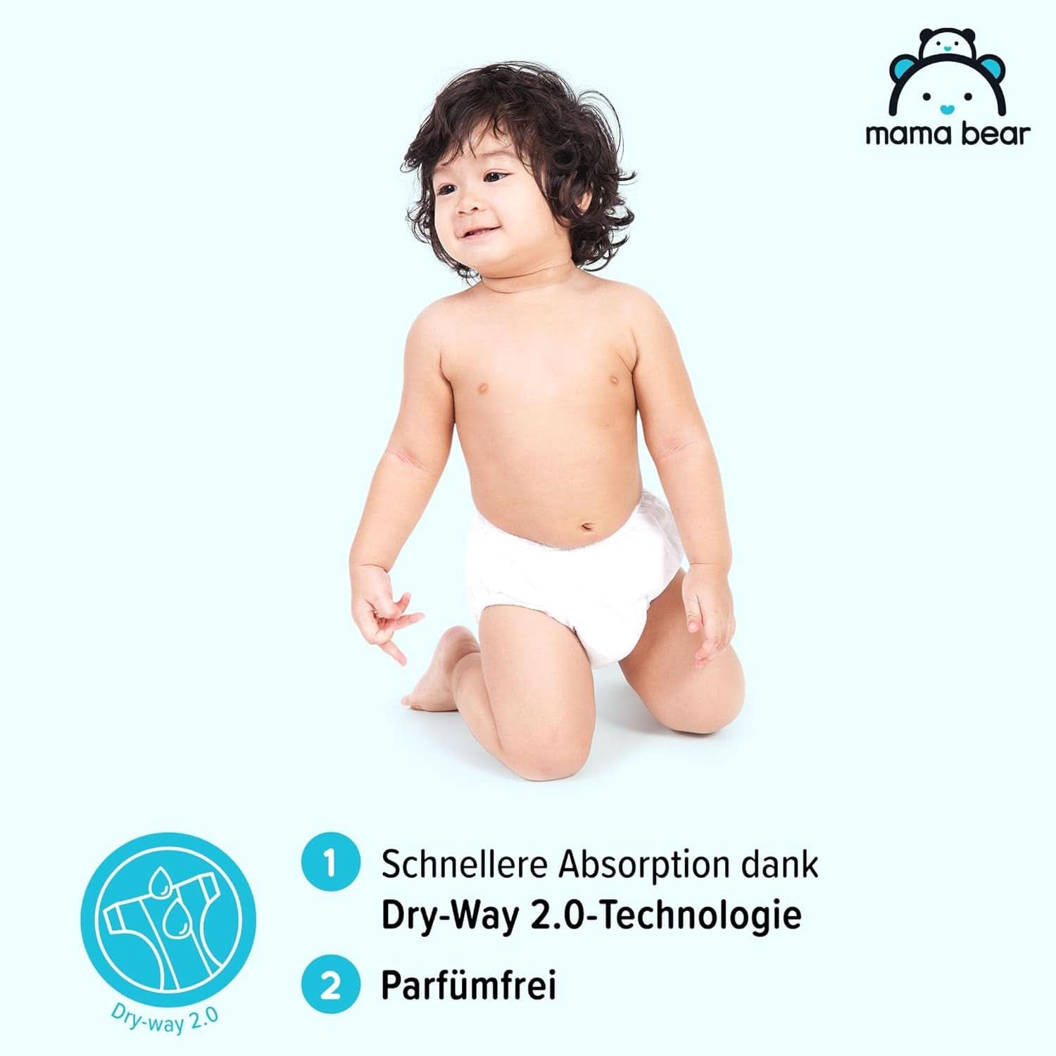 Scutece Mama Bear Ultra Dry, diverse marimi si cantitati Mama si Copilul Naty Shop