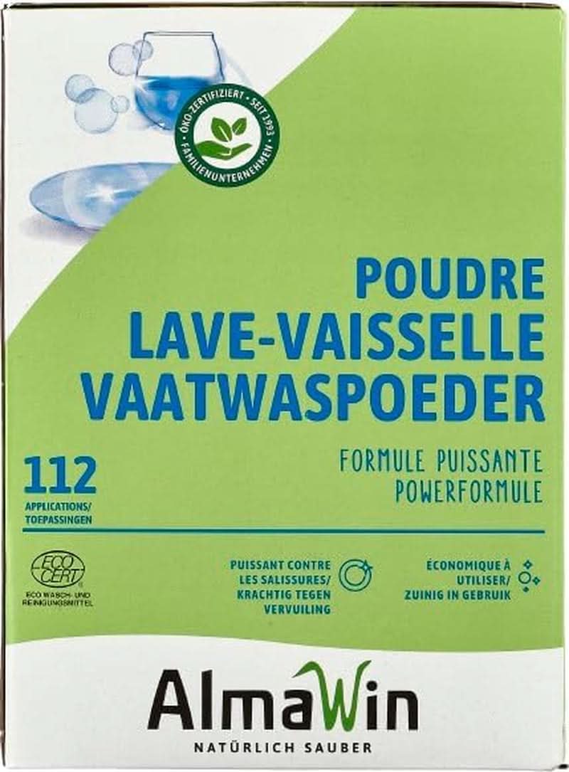 Almawin eco, detersivo piatti 2,8kg, 112 lavaggi, dosabile per diverse quantità di stoviglie Naty Shop