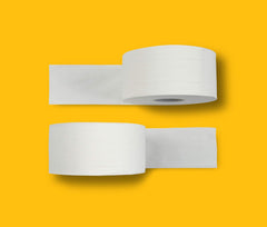 Hârtie igienică Amazoncommercial Mini Jumbo, neparfumată, 2 straturi, 6684 bucăți, 1 pachet de 12 role, 557 de foi per rolă, dimensiunea foii: 30,5 X 9 cm, albă, compatibilă cu dispenserele T2