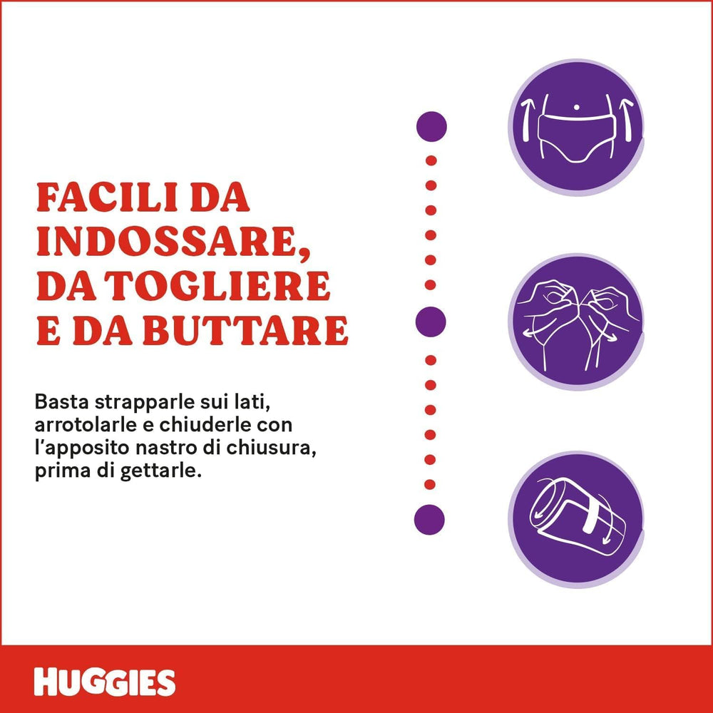 Pannolini Huggies Extra Care, ultra assorbenti, taglia 5 (12-17 kg), 68 pezzi
