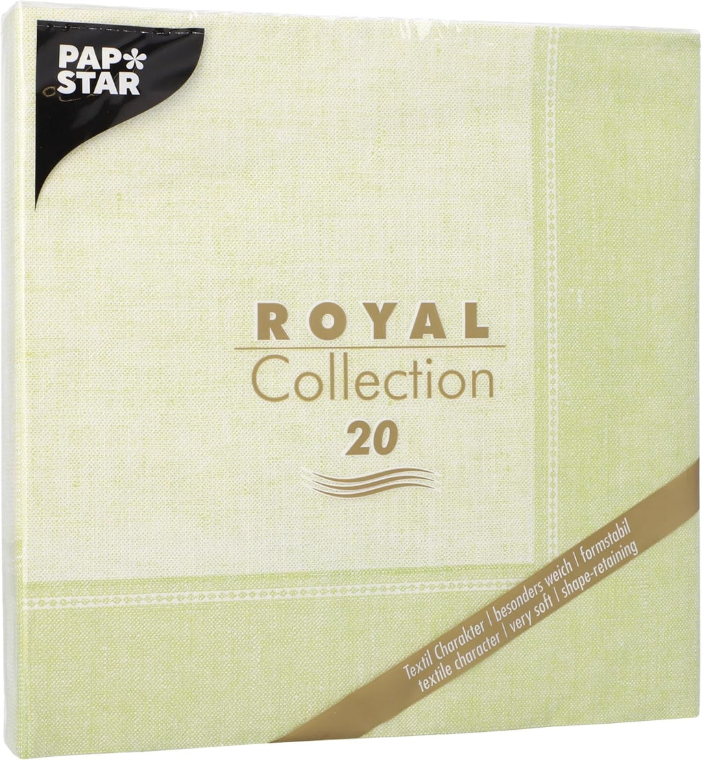 PAPSTAR 50 șervețele ROYAL Collection 1/4-fold 40 Cm X 40 Cm Pink Linum