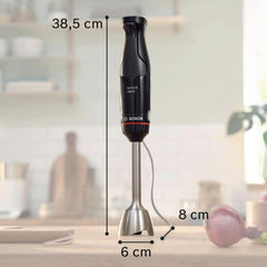 Robot da cucina Bosch Ergomaster Serie 4, 1000 Watt, Edelstahl-Mixstab, Zerkleinerer, Mix-/Messbecher, Schwarz Kitchen Naty Shop