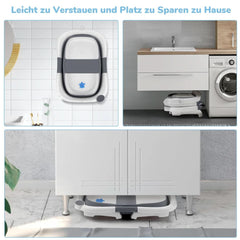 DEANIC Vaschetta portatile e pieghevole, adatta per 0-6-12 mesi Mamma e Bambino Naty Shop