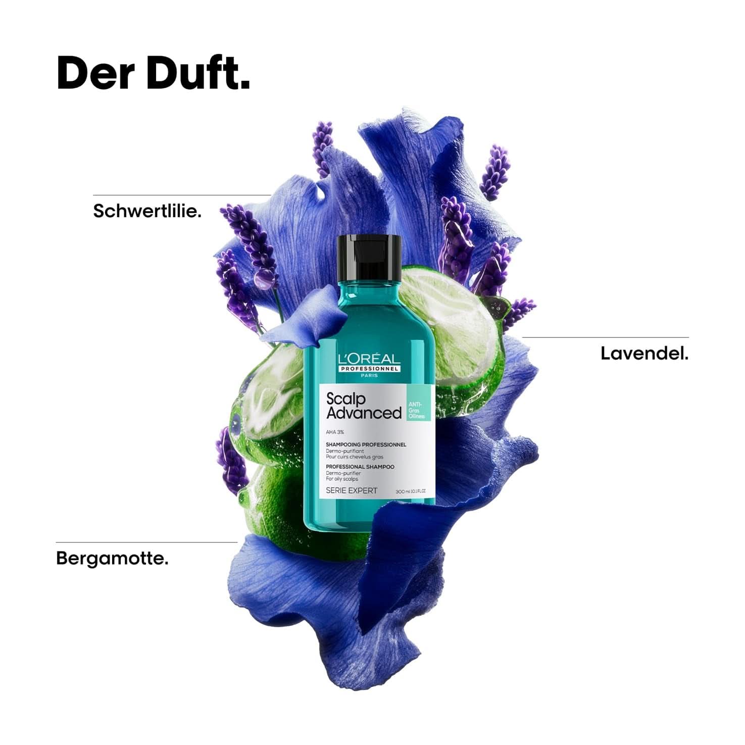 Shampoo detergente per cuoio capelluto grasso L'Oréal Professionnel, 300 ml Naty Shop Doccia e bagno