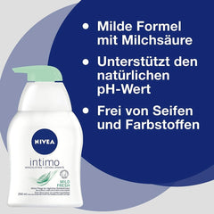 NIVEA, Lozione detergente intima con acido lattico, estratto di camomilla e olio di jojoba biologico, 250 ml Bagno e doccia Naty Shop