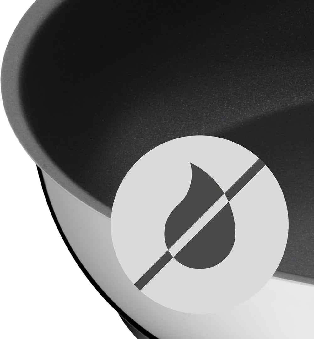 WMF Devil, induzione, acciaio inox rivestito in Cromargan, manico in plastica Pentole e Padelle Naty Shop