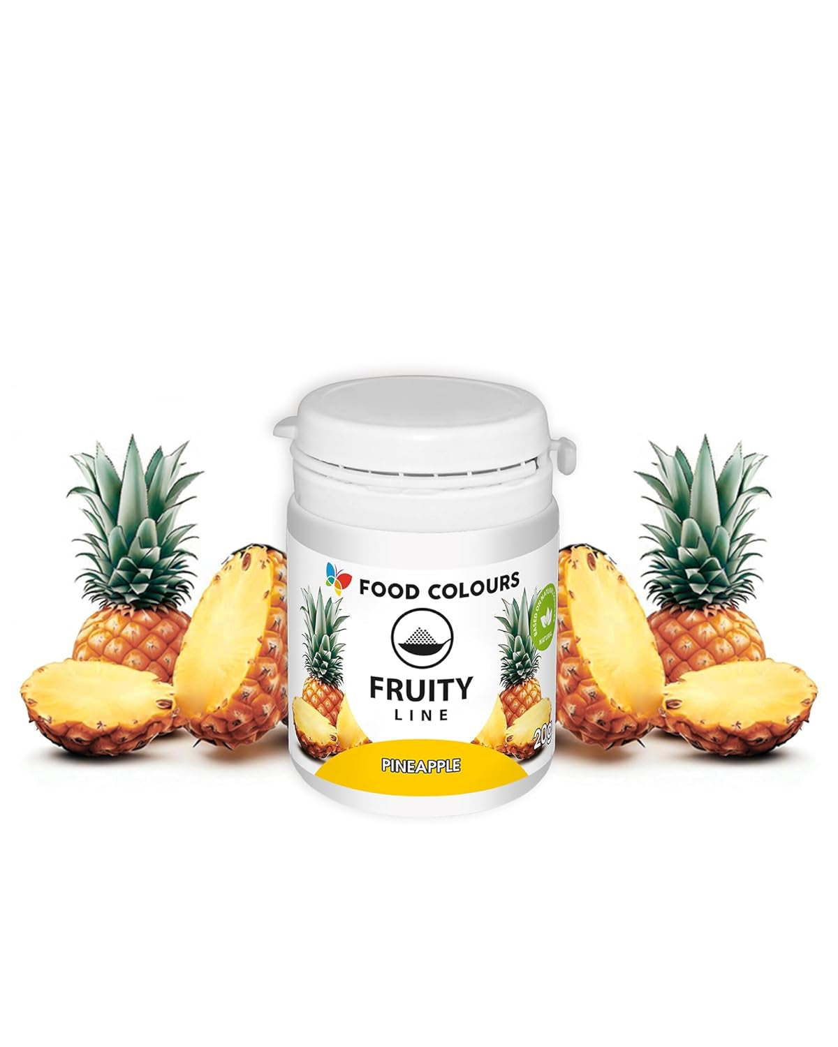 Coloranți alimentari pudră colorant natural Fruity Line BLUEBERRY 20G pudră colorantă naturală pentru creme glazură burete aluat sub formă de pudră colorant alimentar pentru băuturi jeleuri