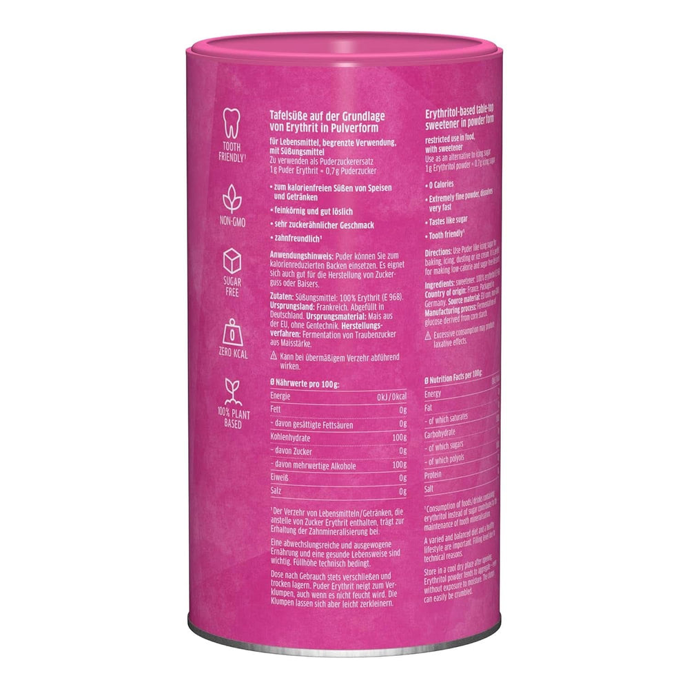 Xucker Zucchero a velo Eritritolo - Sostituto dello zucchero senza calorie, 600 grammi Dolcificanti Naty Shop