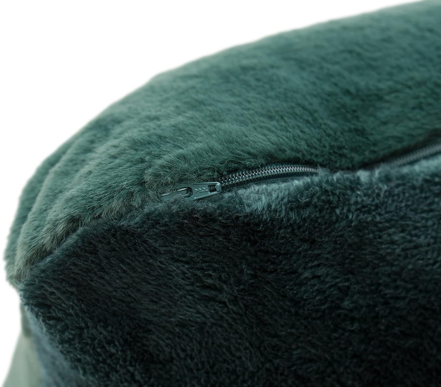 Gözze - Federa per cuscino confortevole, Merino Feeling, 50X50 cm - Verde scuro Letti e coperte Besuche den Gözze-Store