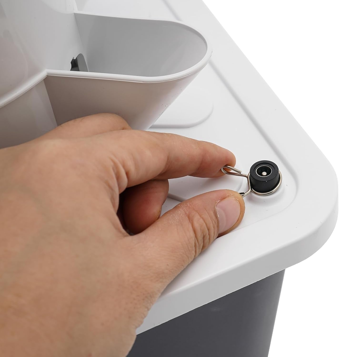 Torre idroponica da 30 capsule, sistema di coltivazione idroponica da giardino, kit di coltivazione idroponica verticale a 6 livelli, torre aeroponica con pompa di idratazione, adattatore e letto di semina (Grigio)