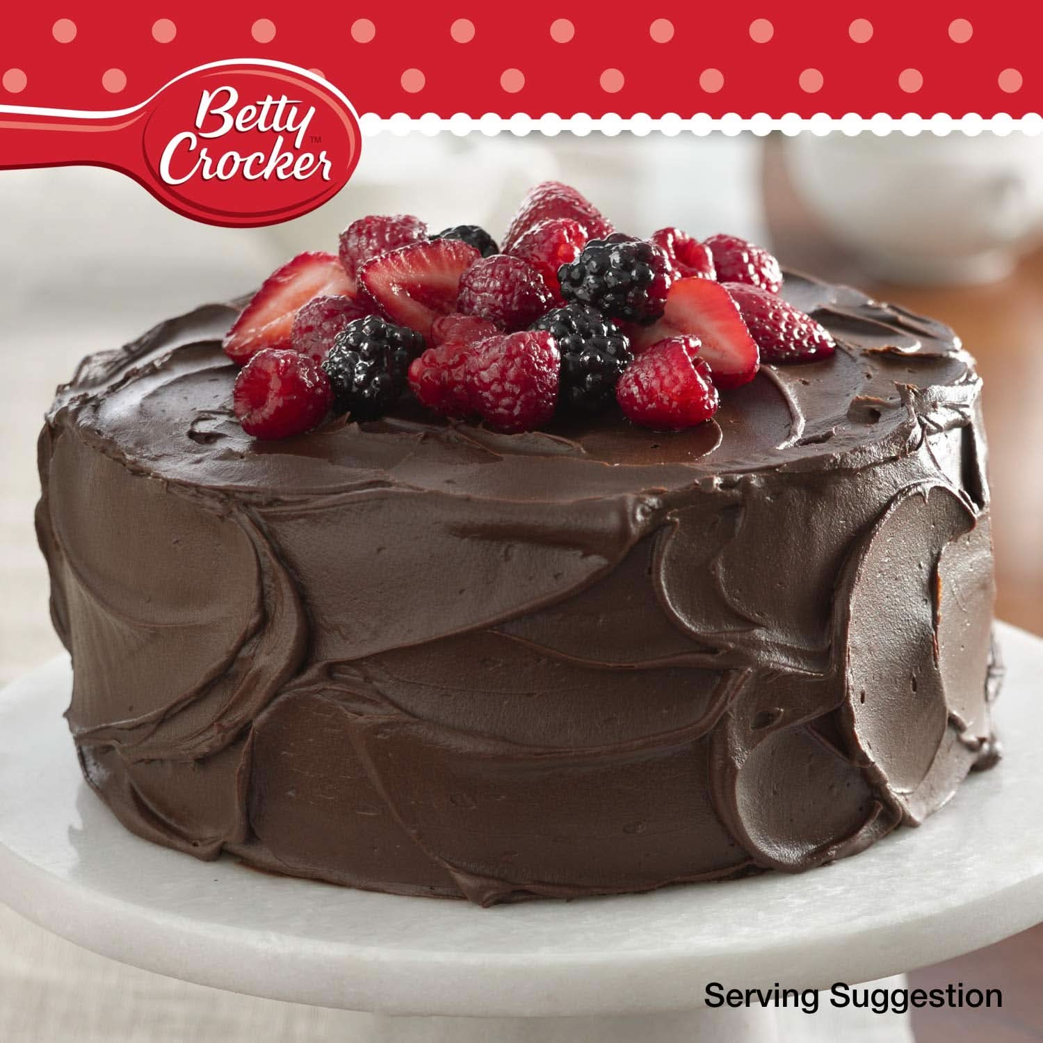 Betty Crocker, Glassa per torta al cioccolato e caramello, Glasse da 400 grammi e Decor Naty Shop
