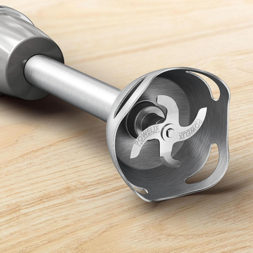 Tefal Quickchef+ 3-in-1 XL Stabmixer/Zerkleinerer/Schneebesen, 1000 W, Geschwindigkeitsregelung intuitivo, Turbo-Taste, Powelix-Messer-Technologie, Edelstahl, Grau, HB67MB30 Kitchen Naty Shop