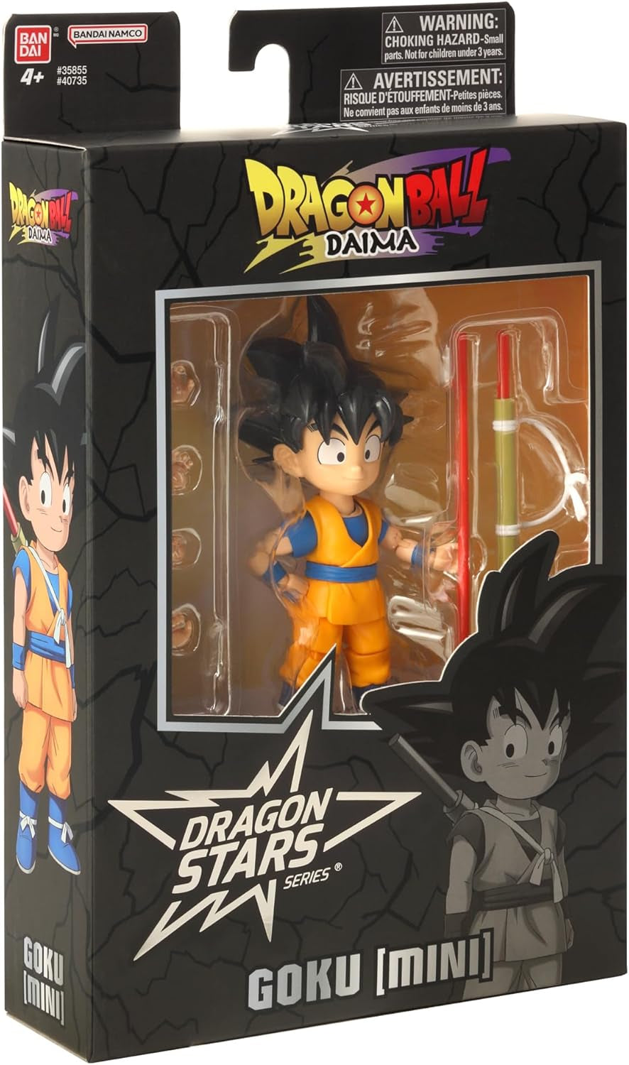 BANDAI - Dragon Ball Daima Kid Goku - Dragon Star Figure 17 cm - Kid Goku Figure con accessori - Licenza ufficiale Dragon Ball - Mini Goku Figure mobile - Giocattolo da 4 anni - 40735 Action figures Naty Shop