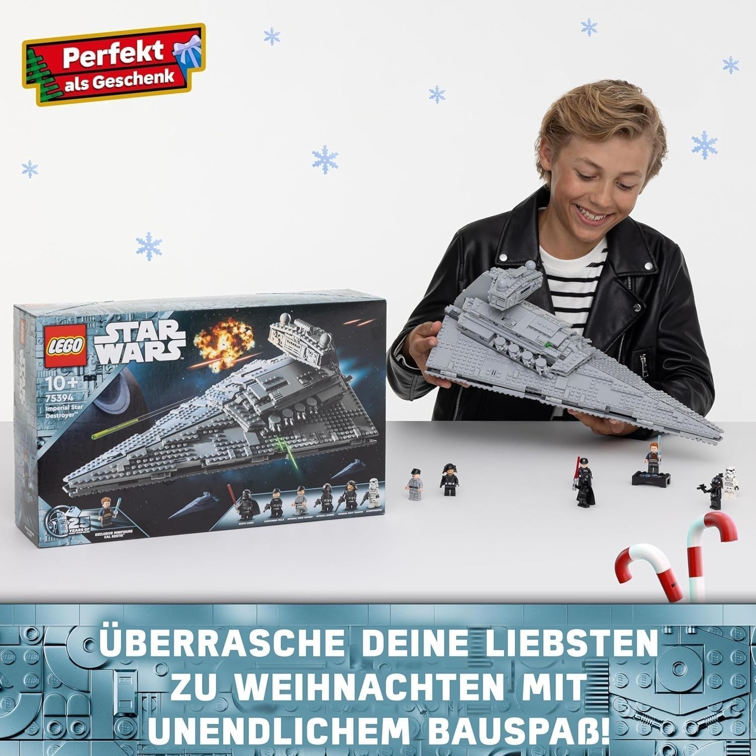 LEGO Star Wars Imperial Star Destroyer, set astronave, giocattolo da costruzione, set da gioco Darth Vader e Cal Kestis, regalo di compleanno per ragazzi, ragazze e fan 75394 Set da costruzione Acquista il negozio LEGO