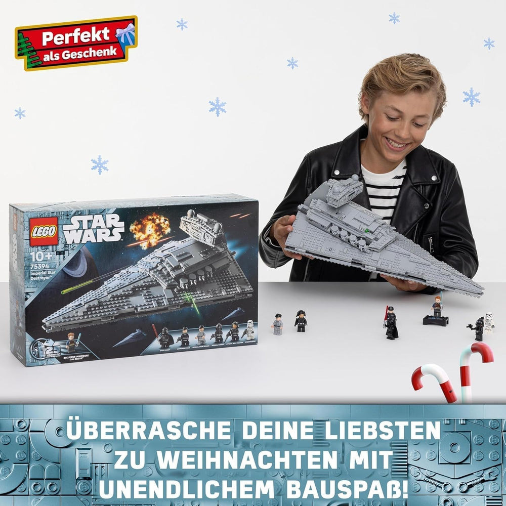LEGO Star Wars Imperial Star Destroyer, set astronave, giocattolo da costruzione, set da gioco Darth Vader e Cal Kestis, regalo di compleanno per ragazzi, ragazze e fan 75394 Set da costruzione Acquista il negozio LEGO