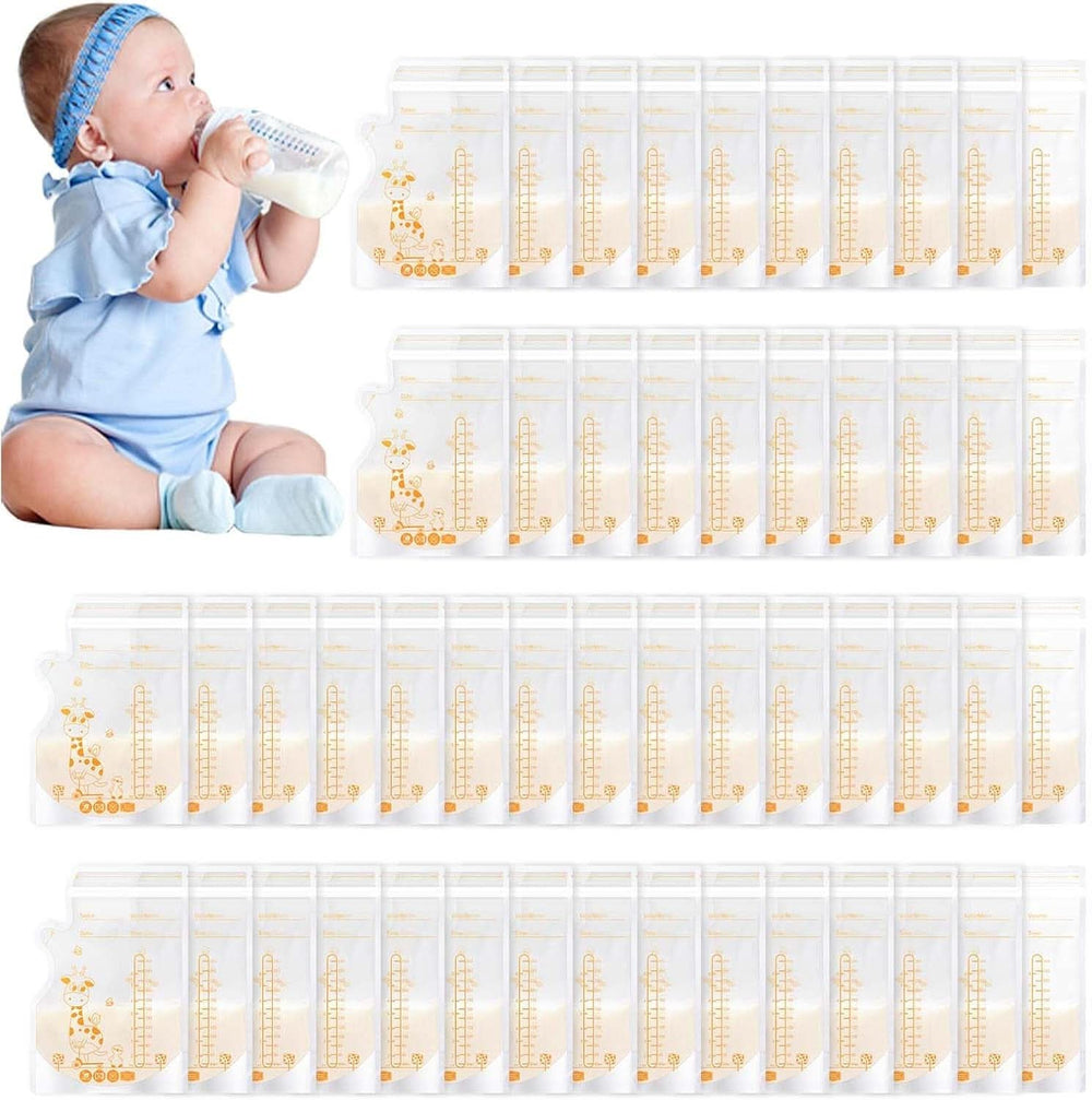 Vinabo 50 Stück Muttermilchbeutel, 250Ml Borsa per la conservazione del muttermilk senza Bpa, Milchbeutel Für Muttermilch Mit Ausgießer Für Das Stillen, Selbststehender, Kann Eingefroren Werden, Vorsterilisiert Accessori Alimentazione e Allattamento Baby Naty Shop
