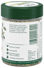 Fuchs Gewürze - Thyme gerebelt - Mediterranean Kräuternote für Feta, Gemüse und Fleischgerichte - ingredienti naturali - 20 g in wiederverwendbarer, recyclebarer Dose