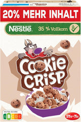 Nestlé Cookie Crisp (+20%), biscotti integrali per la colazione ai cereali per bambini, confezione da 1 (1x450g)