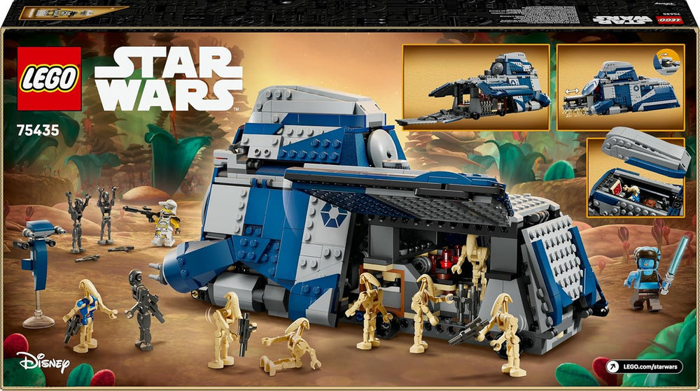 LEGO Star Wars: The Clone Wars MTT der Separatisten in der Schlacht von Felucia - Spielzeug mit Lichtschwert - Kinder Geschenk für Jungen und Mädchen - Modellbau zum Ausstellen und Sammeln - 75435
