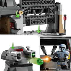 LEGO Star Wars: Il duello mandaloriano tra Paz Vizsla e Moff Gideon, giocattolo da costruzione da collezione per bambini, idea regalo per ragazzi e ragazze creativi sopra i 7 anni, giocattolo mandaloriano 75386 Set da costruzione Beuche den LEGO-Store