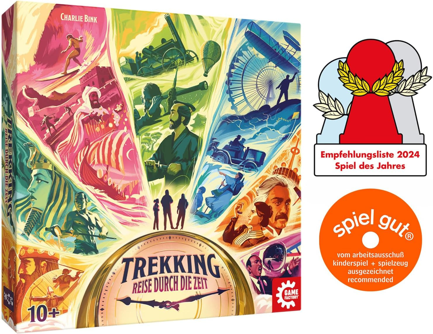 Game Factory 646098 Escursionismo, Viaggio nel tempo, Gioco da tavolo per 1-4 giocatori, Dai 10 anni in su, Gioco per famiglie