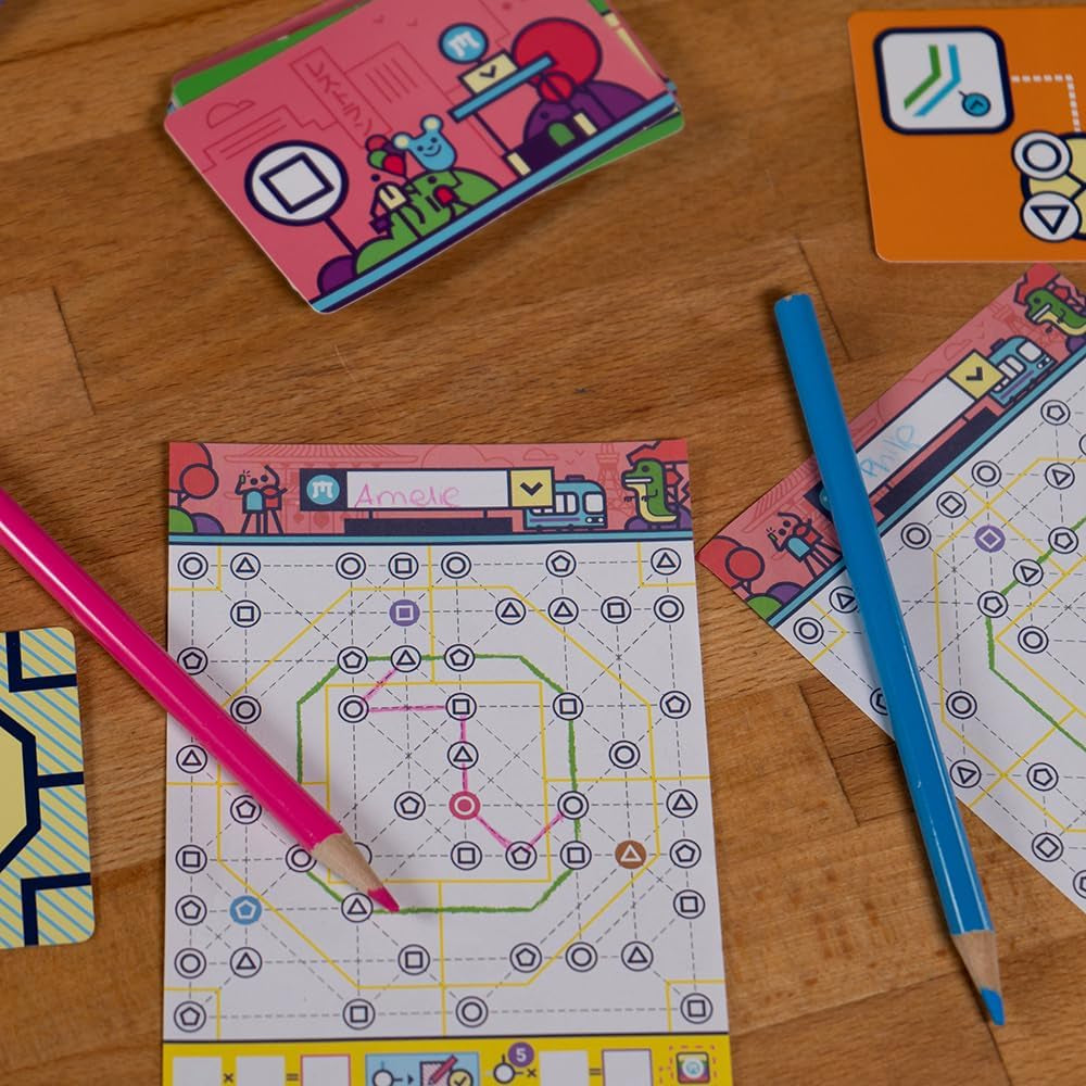 HCM Kinzel - Prossima stazione di Tokyo | Continuazione del gioco nominato | Flip & Write - Nuove linee della metropolitana per il turismo di Tokyo | Abilità e Strategia | tedesco | 55214