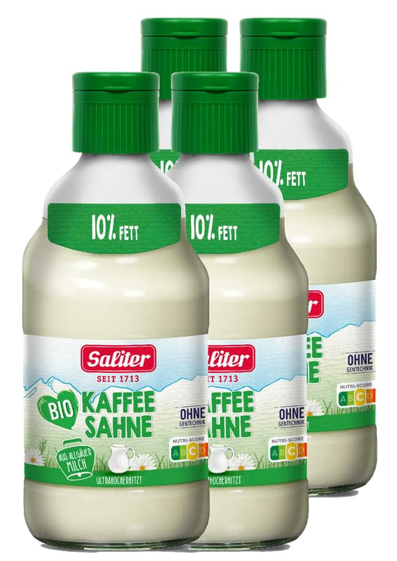 Saliter Bio-Kaffeesahne 10% Fett 395g