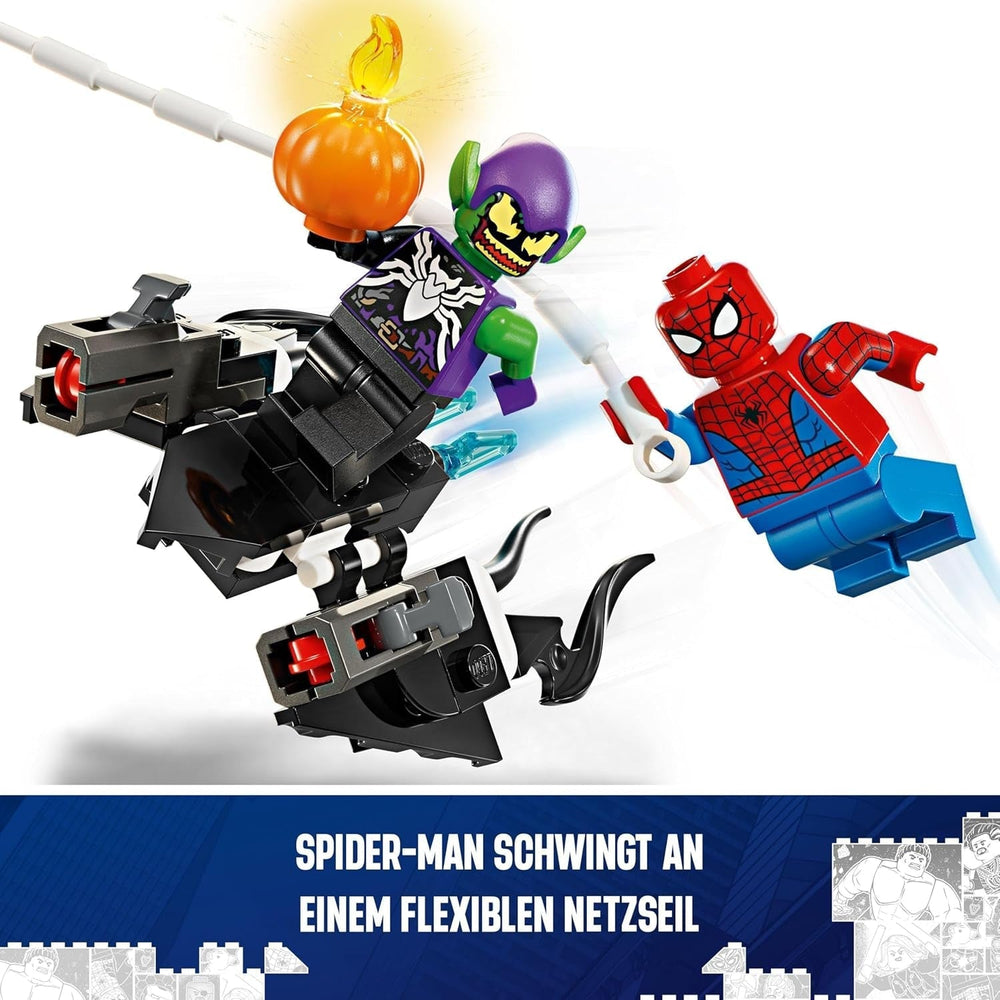 LEGO Marvel Spider-Man Auto da corsa e Venom Green Goblin, Gioco di ruolo Spidey con personaggi di supereroi e auto costruibile, regalo per bambini, ragazzi e ragazze di 7 anni 76279 Set di costruzione Beuche den LEGO-Store