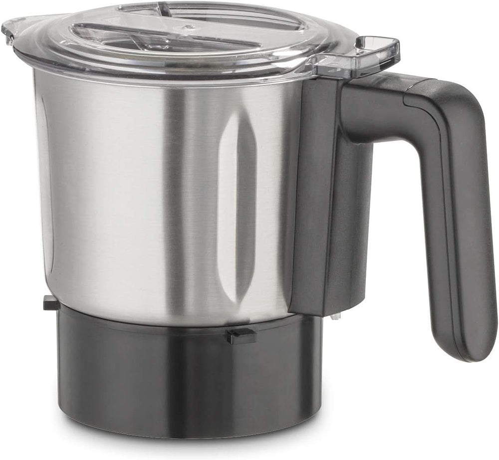 CASO B 1800 Powerblender-Set - Robot da cucina, 28.000 giri/min, bicchiere di vetro 1,75 L, incl. Trinkflasche Und Zerkleiner, Mixer Testsieger Mit Sehr Gut, Edelstahl Naty Shop