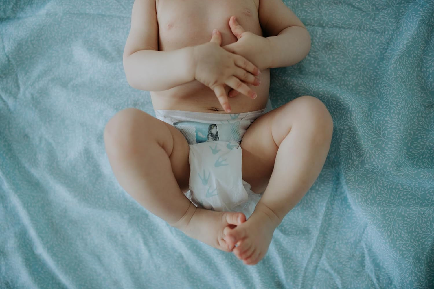 Pannolini biologici taglia 1 neonato (2-5 kg), 1 busta con 27 pannolini