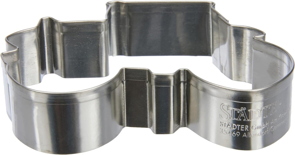 Städter 090194 Taietor de biscuiti cu tractor, otel inoxidabil 18/8, 8 cm