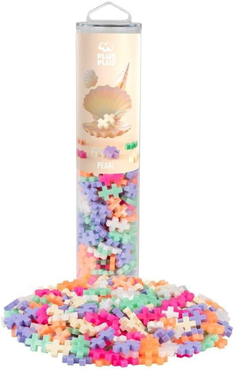 Plus-Plus 9604262 Geniales Konstruktionspielzeug, Regenbogen, Kreativ-Bausteine ​​​​Tube, 240 Teile