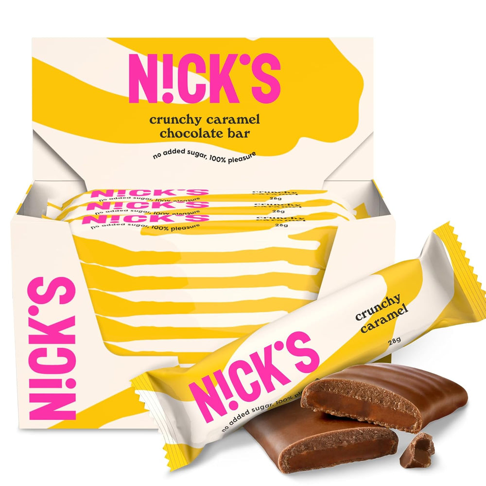NICKS Keto barrette al cocco, snack al cioccolato e cocco, 175 calorie, 2 carboidrati netti, senza zuccheri aggiunti, senza glutine, dolci a basso contenuto di carboidrati (15 x 40 g)