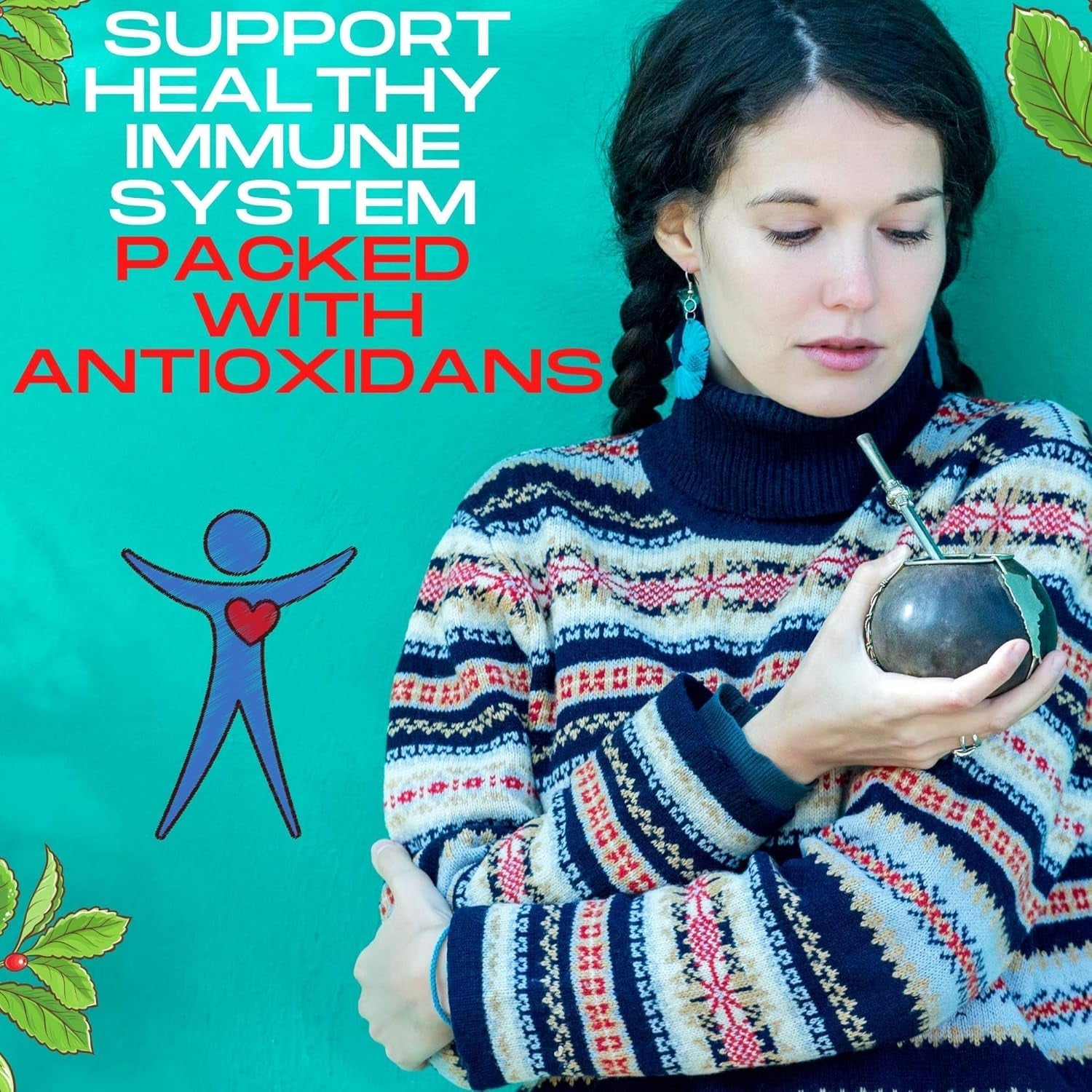 El Pajaro Mas IQ Limitada 400 g | Ceai mate paraguayan puternic | Cu frunze, crenguțe și praf | Cu ginkgo biloba, guarana, camu camu, bacopa monnieri, cactus