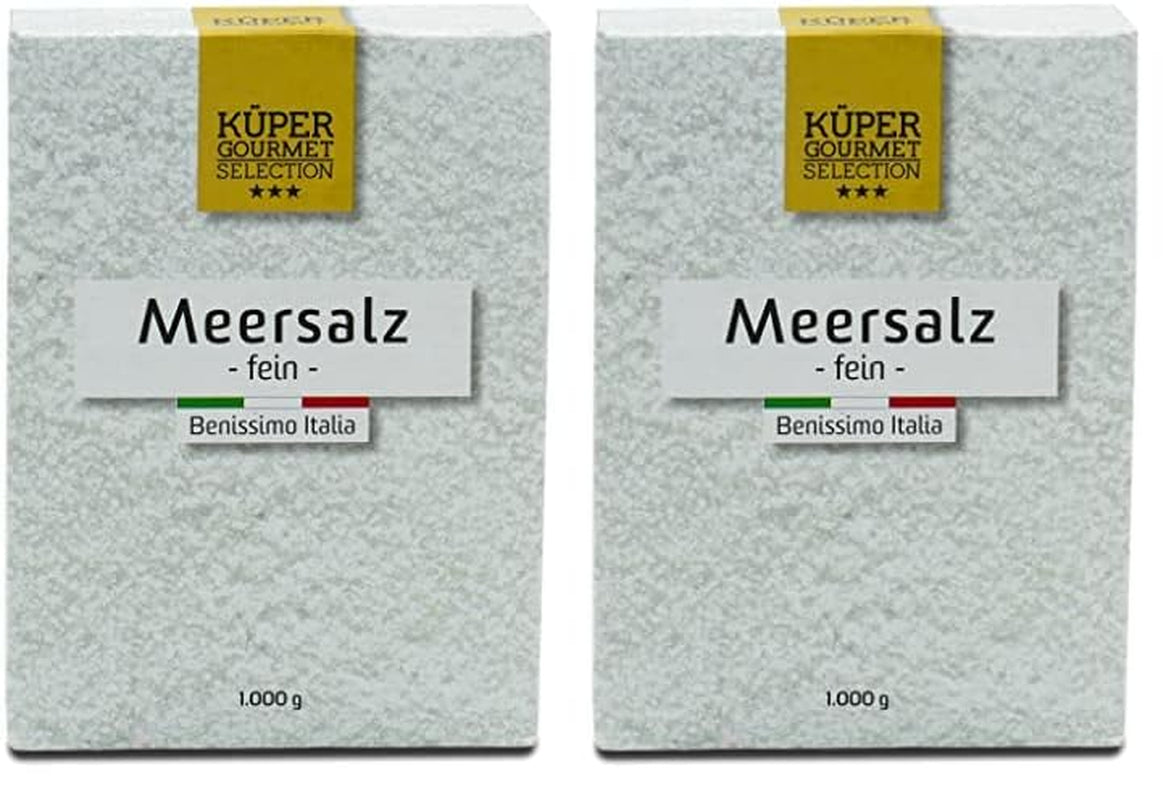 Küper Selection Meersalz - 1000g Sale grosso per condire e affinare - ohne Zusätze oder chemische Nachbehandlung