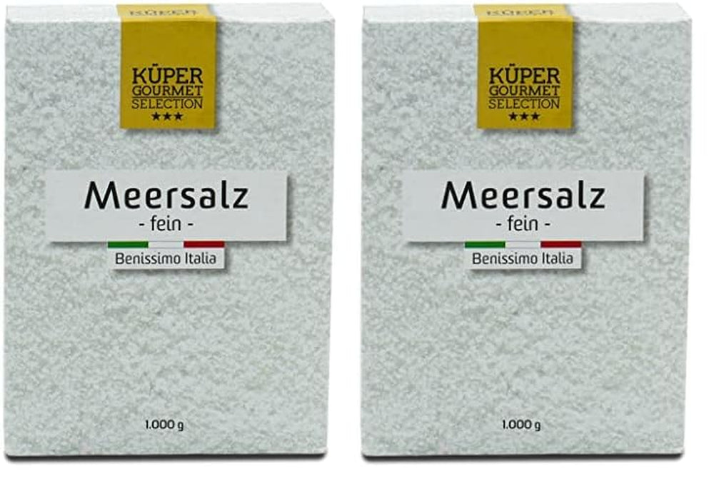 Küper Selection Meersalz - 1000g Sale grosso per condire e affinare - ohne Zusätze oder chemische Nachbehandlung