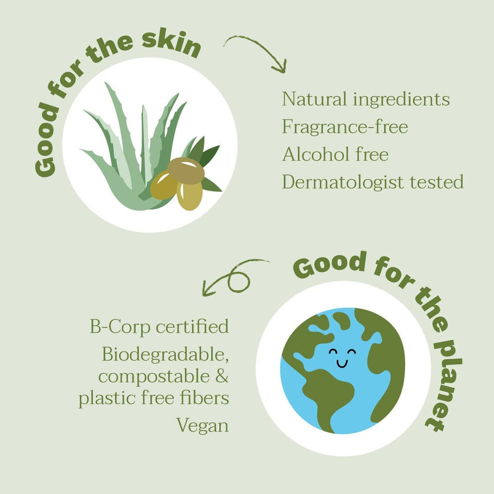 Lingette Coton À L'Eau 60 pz