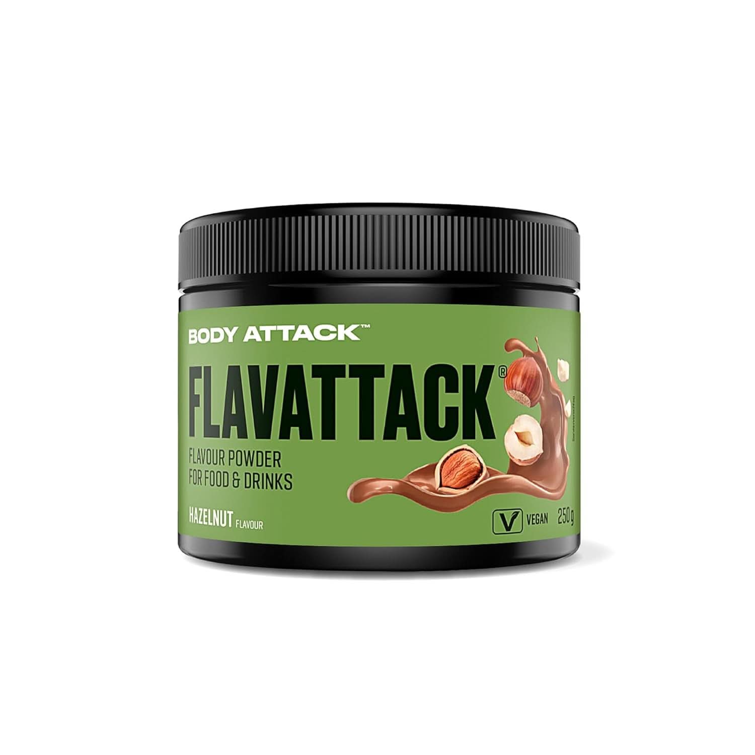 Body Attack Flavattack®, Double Choc Brownie, 250G / 83 porții Arome Naty Shop 250 grame Ciocolata cu alune