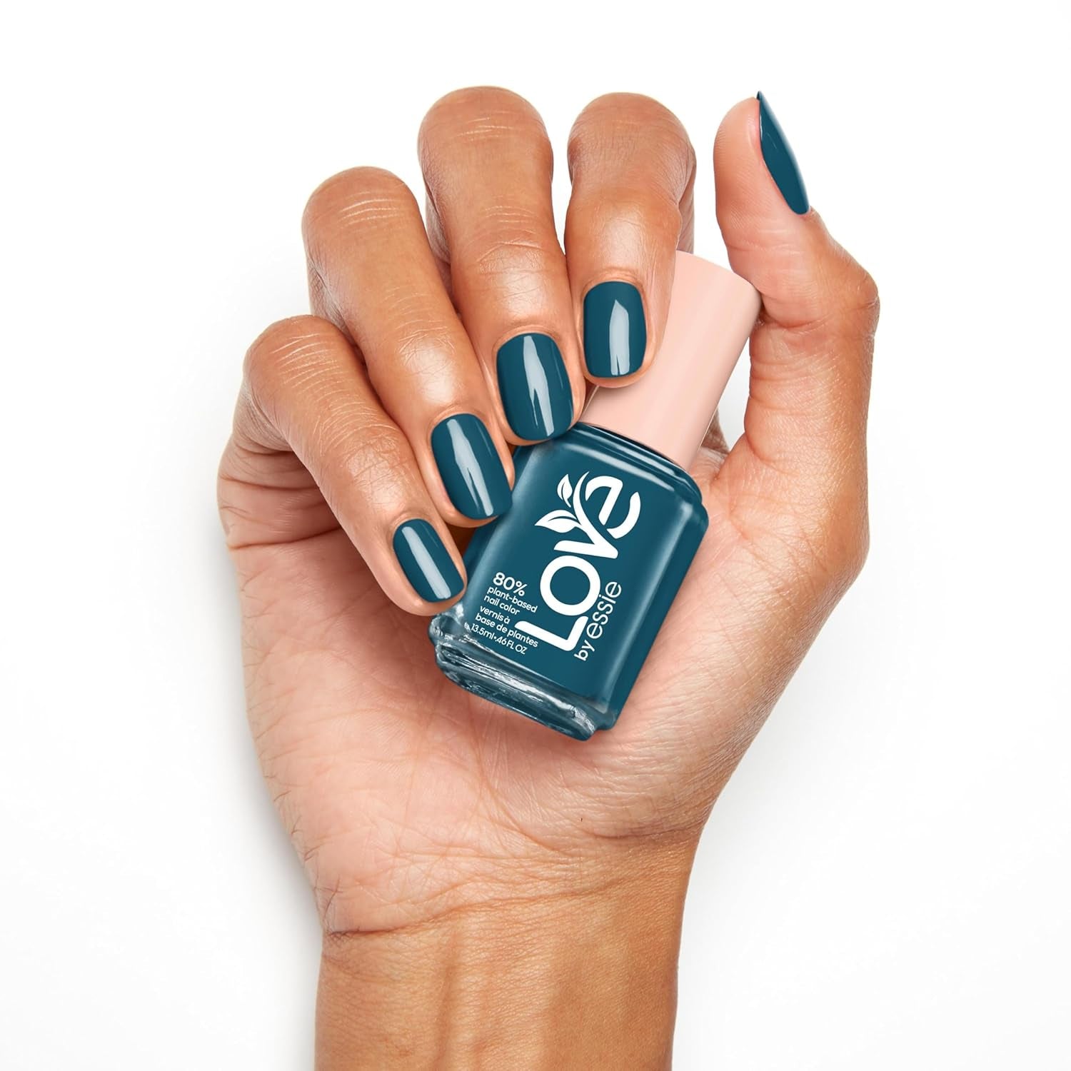 Smalto per unghie Essie a lunga tenuta con finitura cremosa, tempo di asciugatura breve e poche scheggiature, formula vegana, LOVE by Essie, colore: n. 200 doin' my best, verde intenso, 1 x 13,5 ml