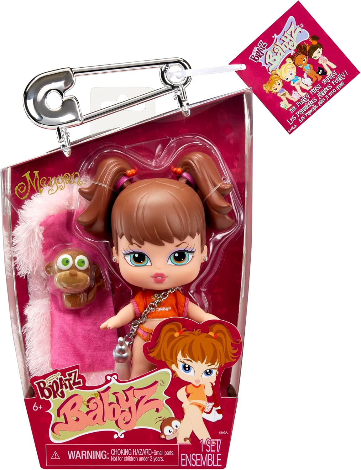 Bratz Babyz Sammlerpuppe - Sasha - mit Echter Mode und Haustier - Kinderspielzeug - Ideal ab 6 Jahren