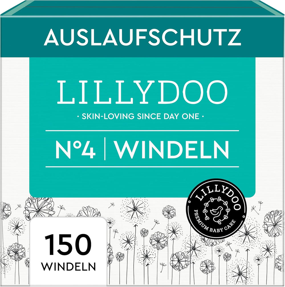 LILLYDOO Pannolini per bambini delicati sulla pelle - Taglia 3 (6-10 kg), 29 pezzi, protezione affidabile dalle perdite, morbidi, senza profumo e senza lozioni per pelli sensibili, dermatologicamente testati
