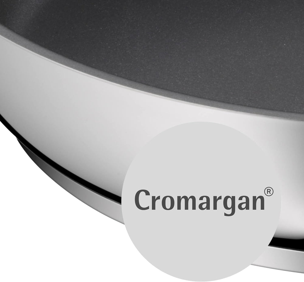 WMF Devil set di padelle 2 pezzi, padella per induzione 24, 28 cm, acciaio inossidabile Cromargan, rivestimento in ceramica, resistente al forno Pentole e Padelle Naty Shop