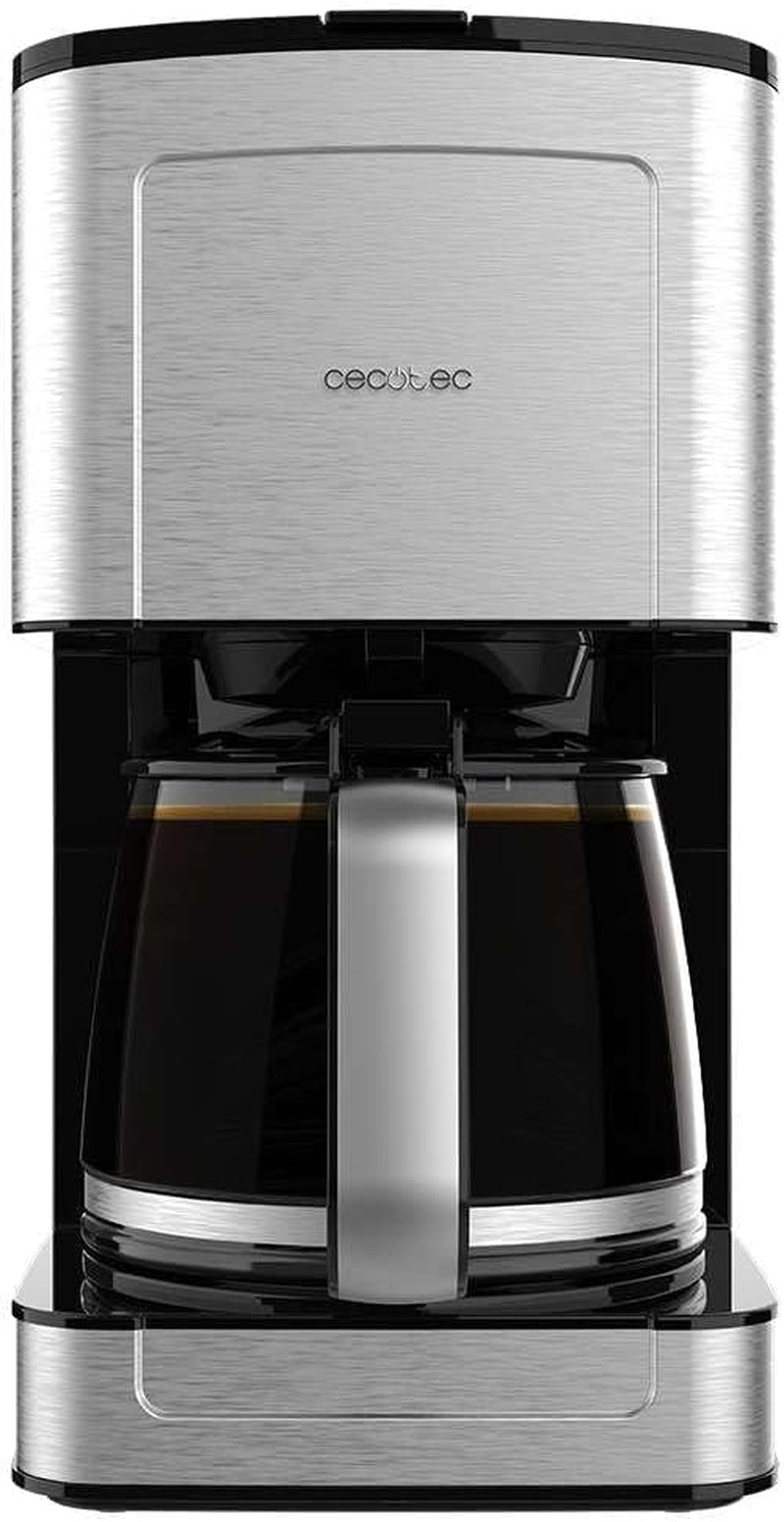 Espressor cu filtru Cecotec Coffee 66 Drop and Touch, putere 950 W, 1,5 L, 12 cești, ecran tactil, carafă din sticlă, cronometru 24 de ore, 6 comutatoare, filtru reutilizabil tip plasă