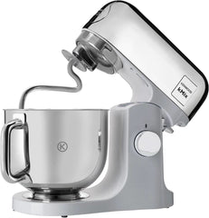 Kenwood Kmix Editions KMX760CH Küchenmaschine, 5 L Edelstahl Schüssel, Safe-Use-Sicherheitssystem, Metallgehäuse, 1000 Watt, Inkl. Set pasticceria 3-Teiligem und Spritzschutz, Chrom Mother and Child Naty Shop