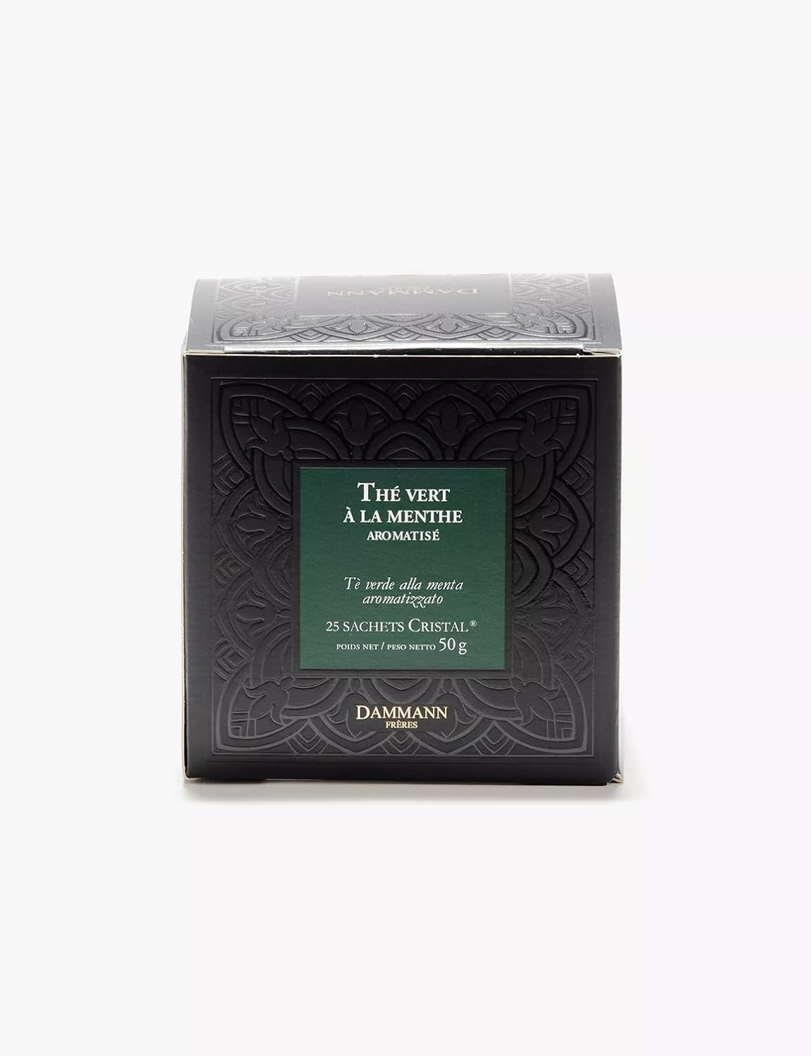 Dammann Frères - Ceai verde cu mentă - 25 pliculețe Cristal