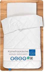 Piumino esclusivo, cammello, bianco, 135 X 200 cm Naty Shop piumini e trapunte 135 X 200 cm