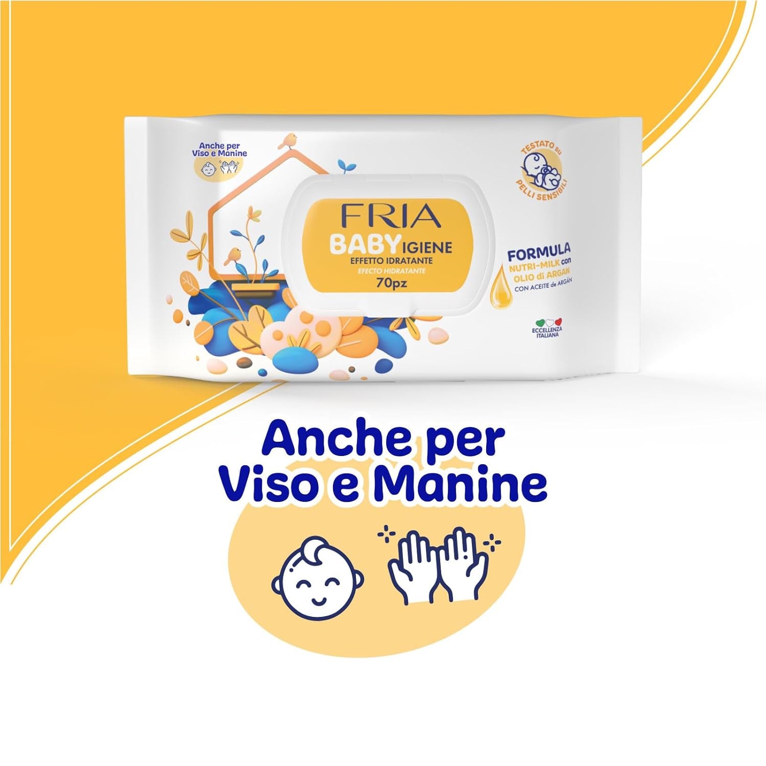 70 salviette umidificate