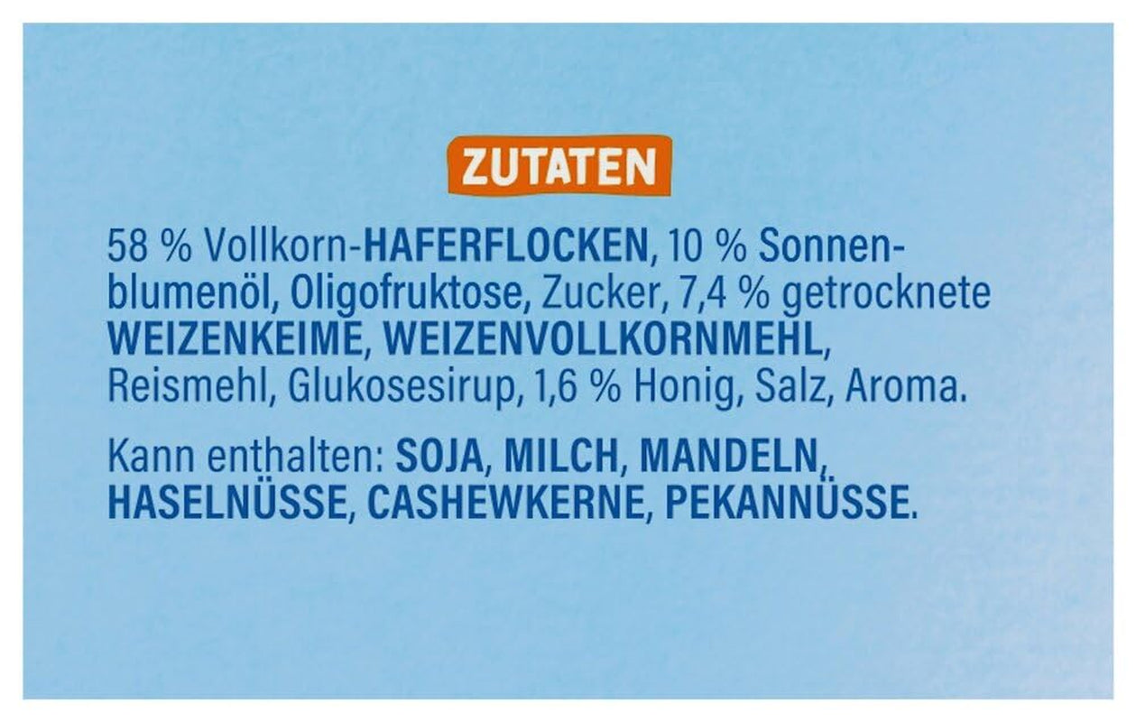 Dr. Oetker Vitalis Less Sweet Crunchy Pure: muesli croccante con il 30% di zucchero in meno, confezione da 5 (5 x 600 g)