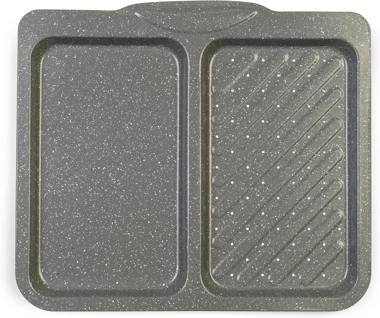 Saltatore, teglie, varie forme e dimensioni, grigio Stampi e teglie Naty Shop Geteiltes Backblech