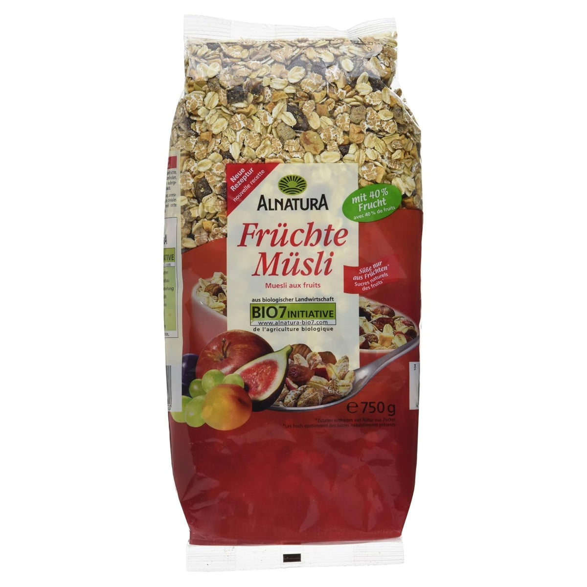 Muesli con frutta biologica, 750g
